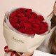 «25 красных роз 55 см»