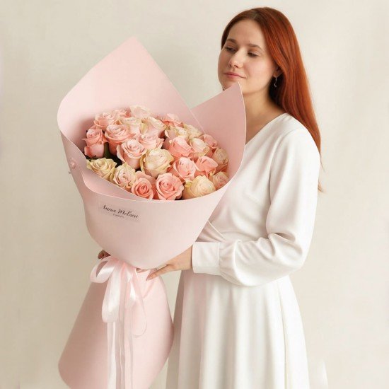 «25 розовых роз»